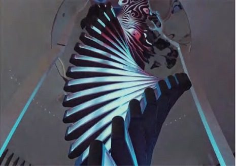 莫斯科 DNA 创意屏点亮,成为场地标志坐标
